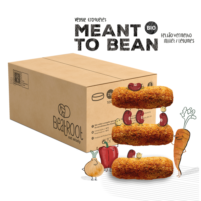 Bean and Vegetables veggie croquetes for food service industry